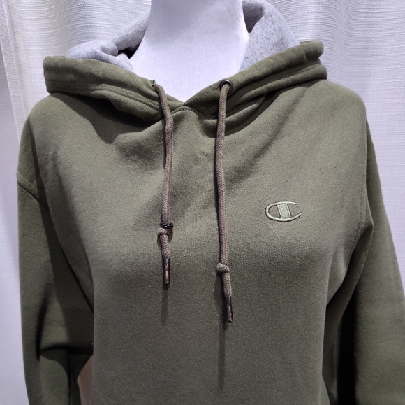 Champion Olive Green Hoodie - Picture 2 of 16